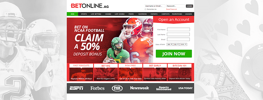 BetOnline America's Favored Sportsbook