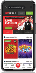 BetOnline casino mobile compatibility