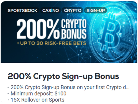 BetUs Casino crypto bonus icon