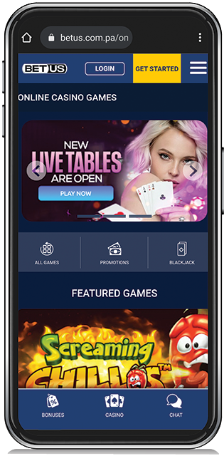 BetUs Casino Review Mobile Compatibility image