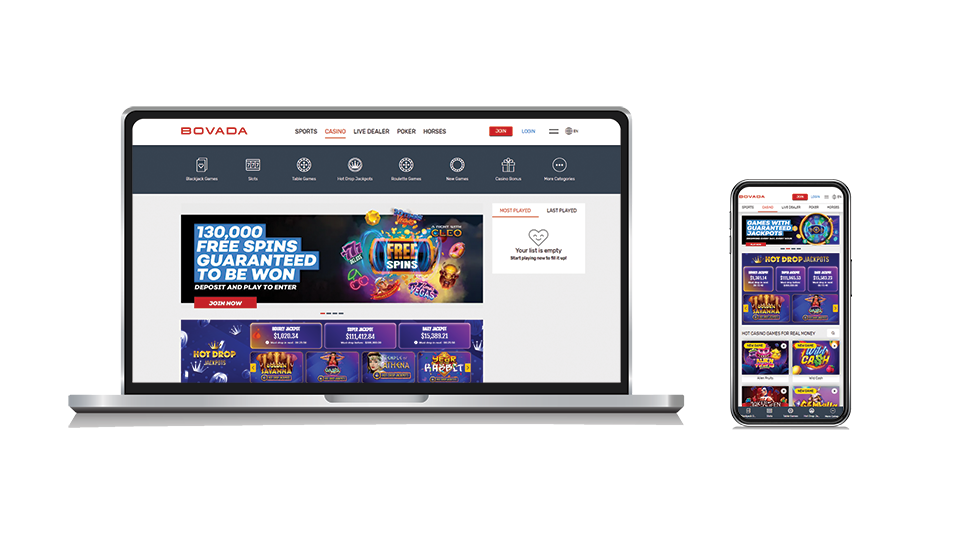 bovada online casino design and user experience