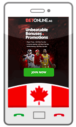 Mobile Betting Canada BetOnline