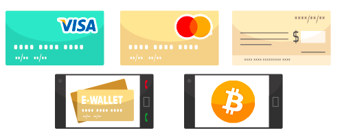 popular payment options canada betting, visa, mastercard, cheque, e-wallet, bitcoin