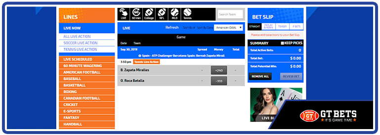 review gtbets live betting