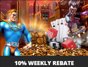 Wild Casino review, weekly rebate image